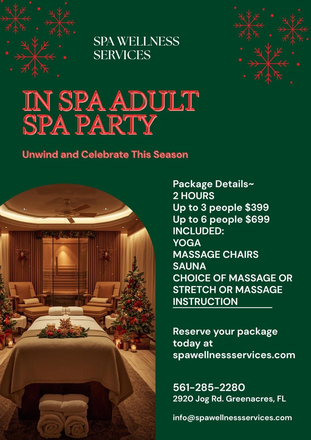 Spa wellness winter special